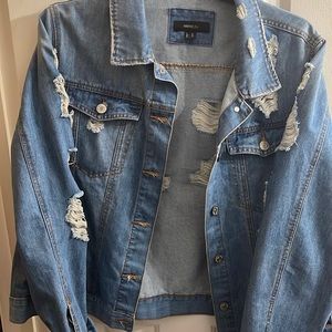 It’s a denim jacket.